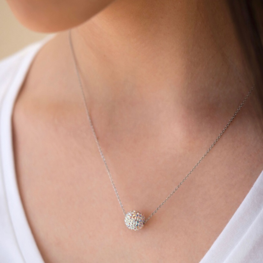 April Birthstone Necklace : Touchstone Crystal by Swarovski || 3767 - Picture 2 of 2